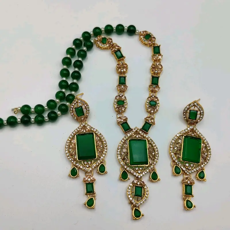 Gold Plated Egyptian long necklace Set... 7