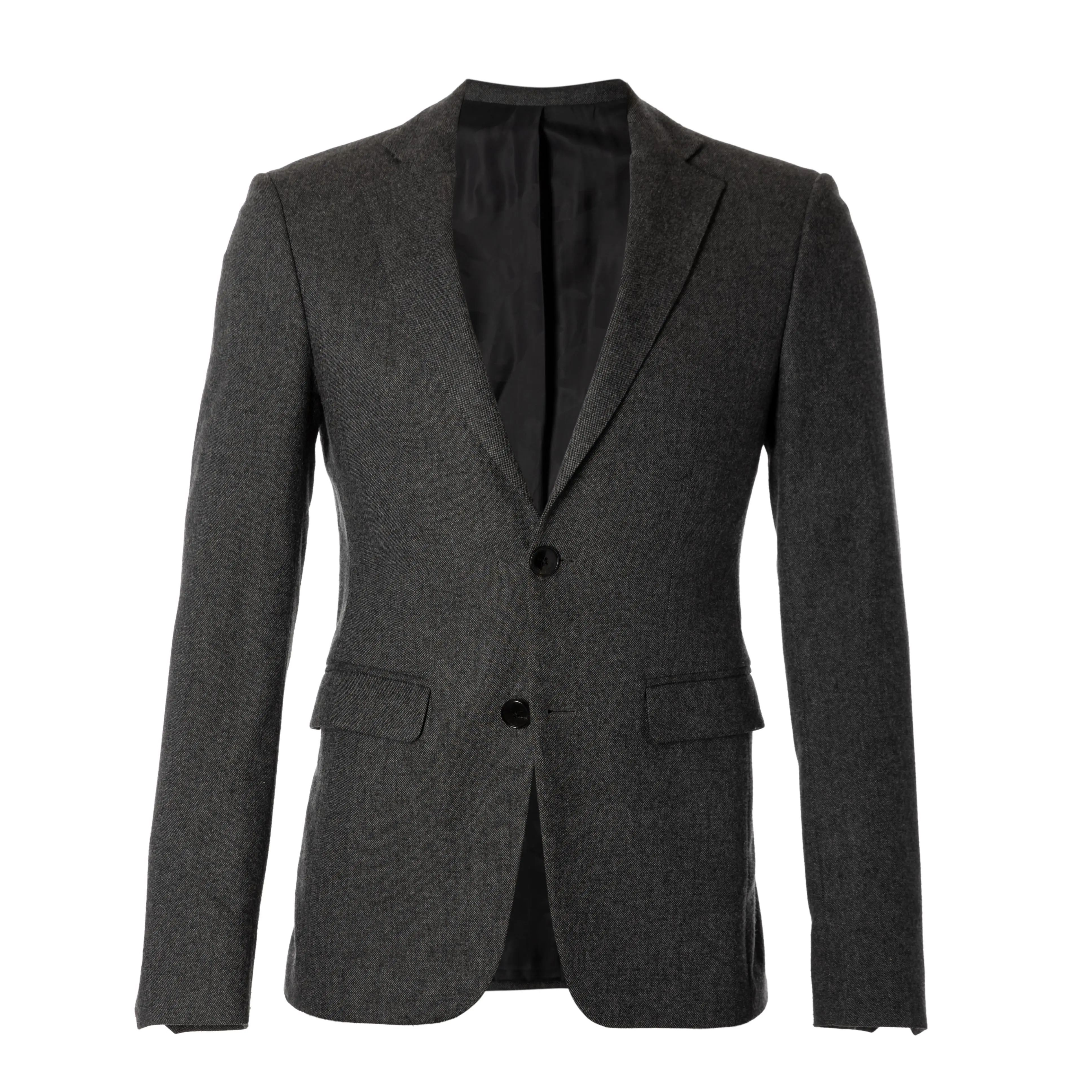 Preowned Zadig&amp;Voltaire Blazers S Polyester Grey Plain Fitted All Seasons Excellent condition