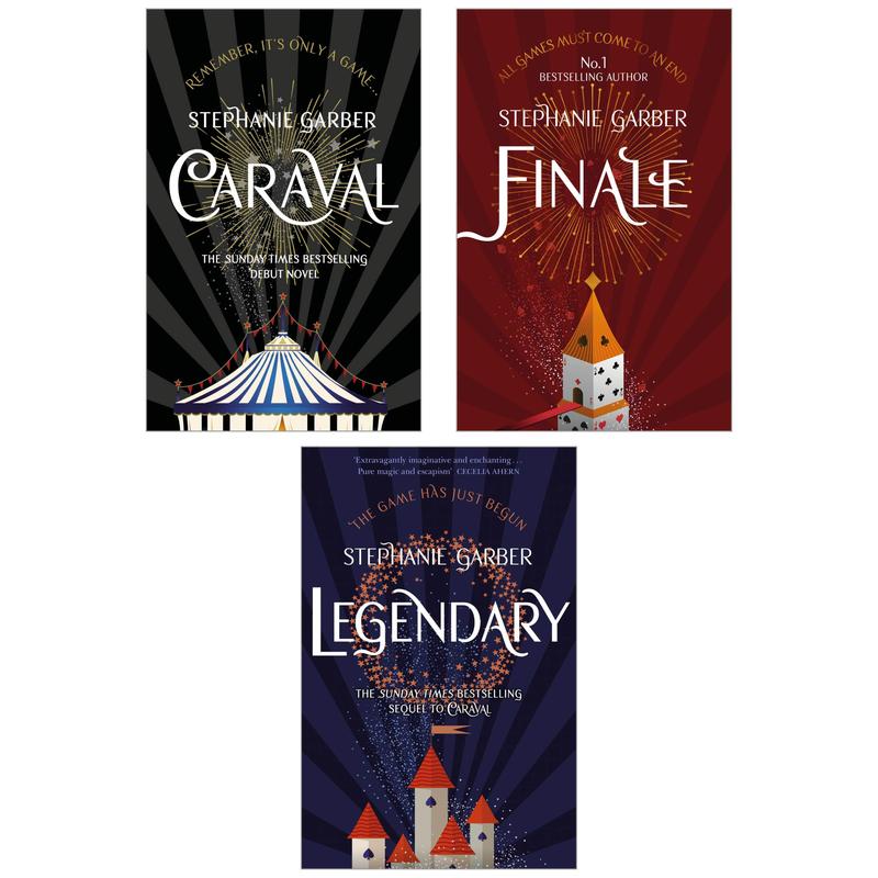 Caraval Trilogy by Stephanie Garber: Caravel, Legendary, and Finale (3 Books) 0