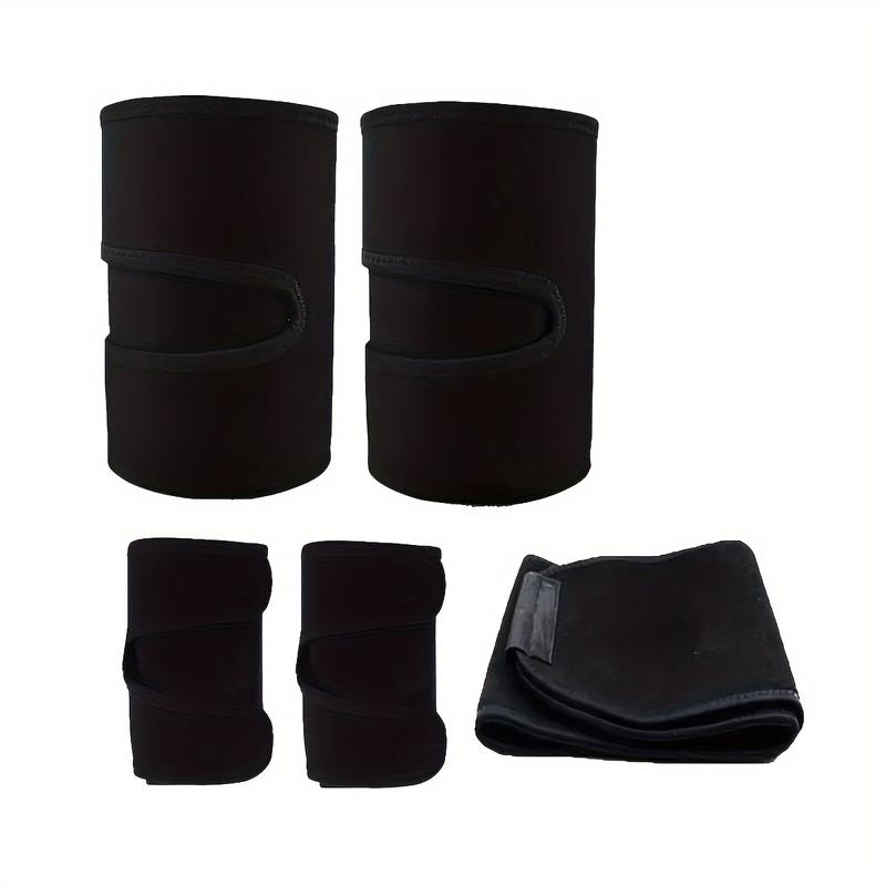 2pcs Shape Your Thighs Instantly With Sports Leg Sleeve, Black Leg Shaping Band, Sports Thigh Sleeves - Enhance Your Workout With Sweat. 3