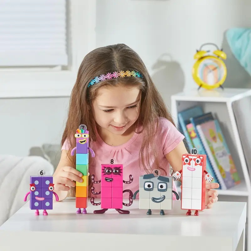 Learning Resources Numberblocks Friends Six to Ten, Play Figures, Official Collectible Figures for Kids Aged 3 and Up 5