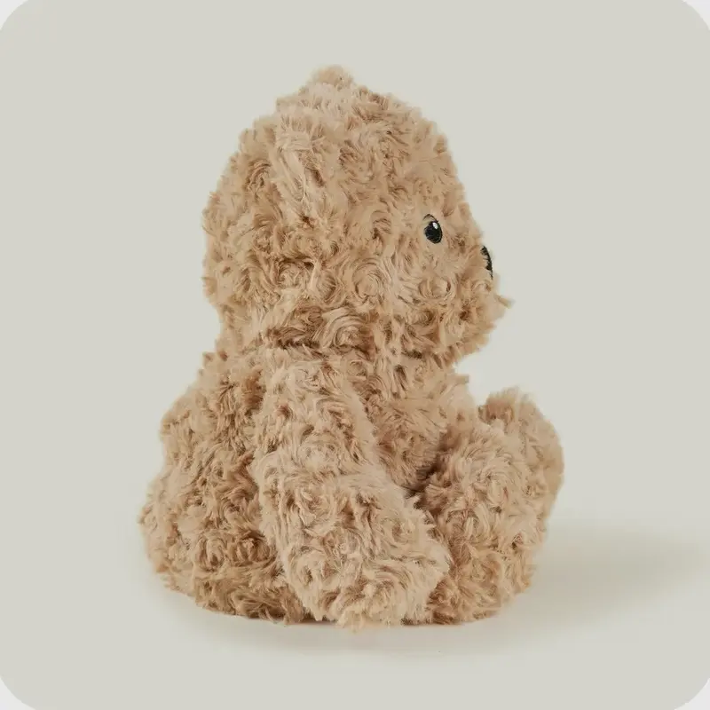 Warmies Brown Curly Bear Microwaveable Plush Toy with Real Dried French Lavender Scent 4
