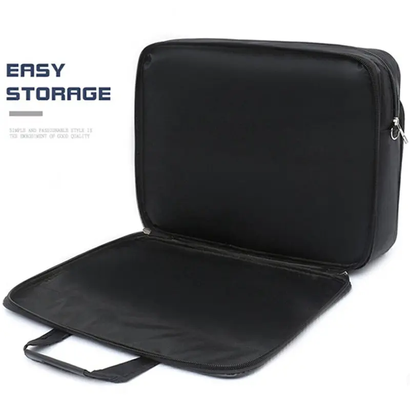 Laptop Bag 17 Inch Laptop Briefcase Laptop Messenger Bag Water Repellent Computer Case Laptop Shoulder Bag Durable Tablet Sleeve  for Business/College/Women/Men-Black cosmetic  bag cosmetic  bag 1