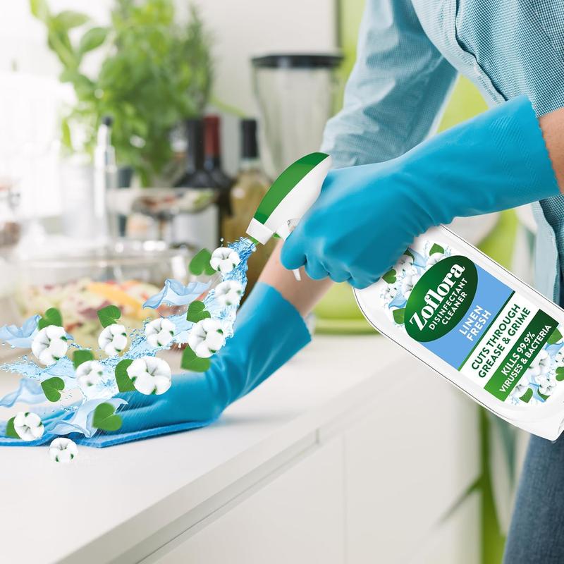 Zoflora Linen Fresh Multipurpose Spray, Antibacterial & Multi-Surface Disinfectant, 800 ml - Household 3