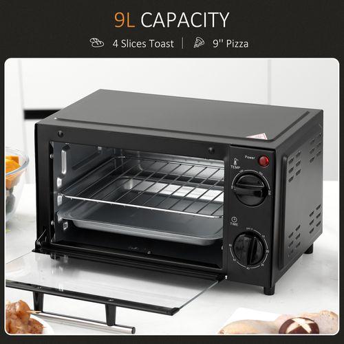 Mini Oven, 9L Countertop Electric Grill, Toaster Oven  750W 1