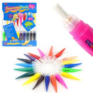 Squeeze n Brush Washable Paint Non-Toxic Refillable Squeezable Brush Art n Craft Toy for Kids 20 Colours