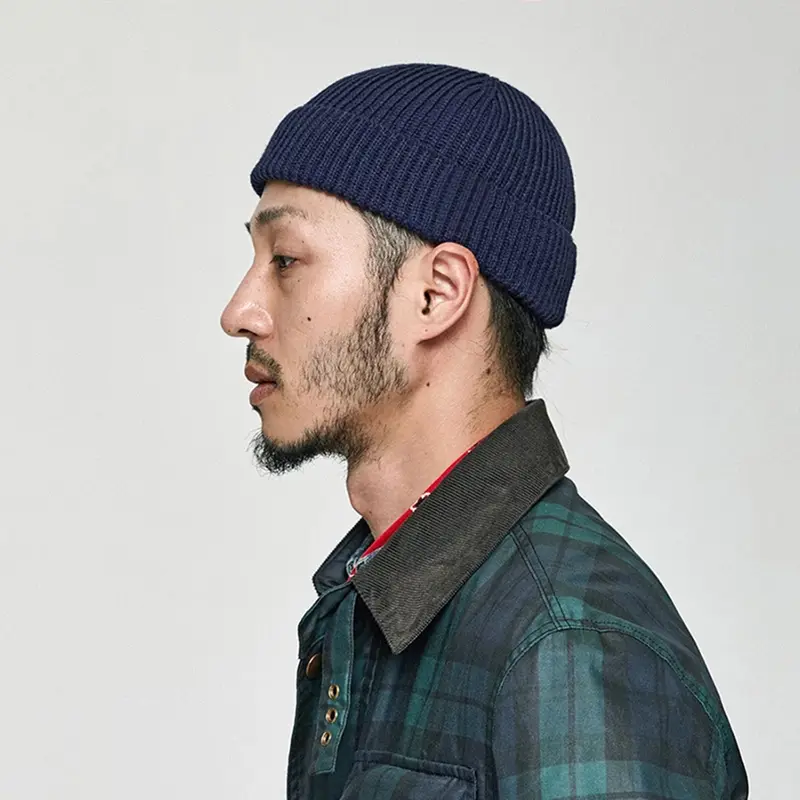1x Men Women Mini Fisherman Beanie Winter Spring Hat Soft Knitted cap Fashion 5
