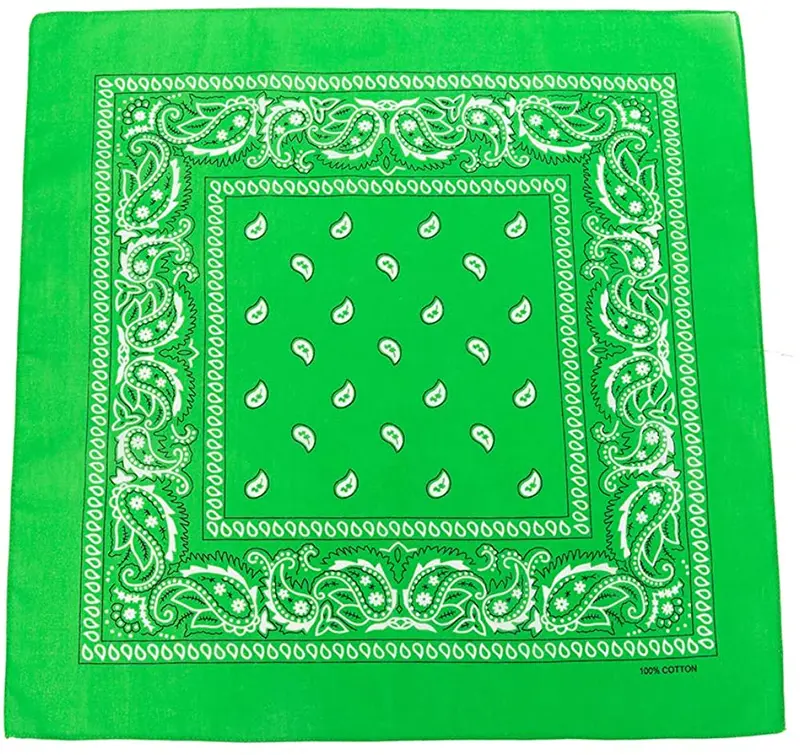 World of Shawls Cotton Paisley Bandanas Headband Scarf Print, Fashion Hair Accessory, Sports, Multifunctional 5