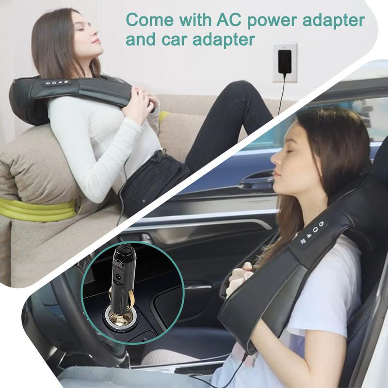 Shiatsu Neck and Back Massager, Electric Shoulder Massager, Car Neck Massage Pillow for Neck, Back, Shoulder, Foot, Leg Massage, Perfect Gift for Men/Women/Family, Thanksgiving, Christmas, New Year Gift 2