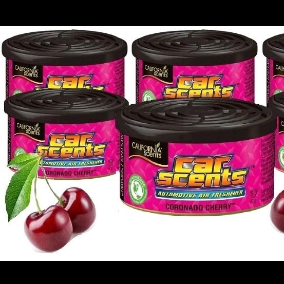 Car Scents 4 x Coronado Cherry, Long Lasting Fragrance. Pack of 4. Car Air Freshner. 1