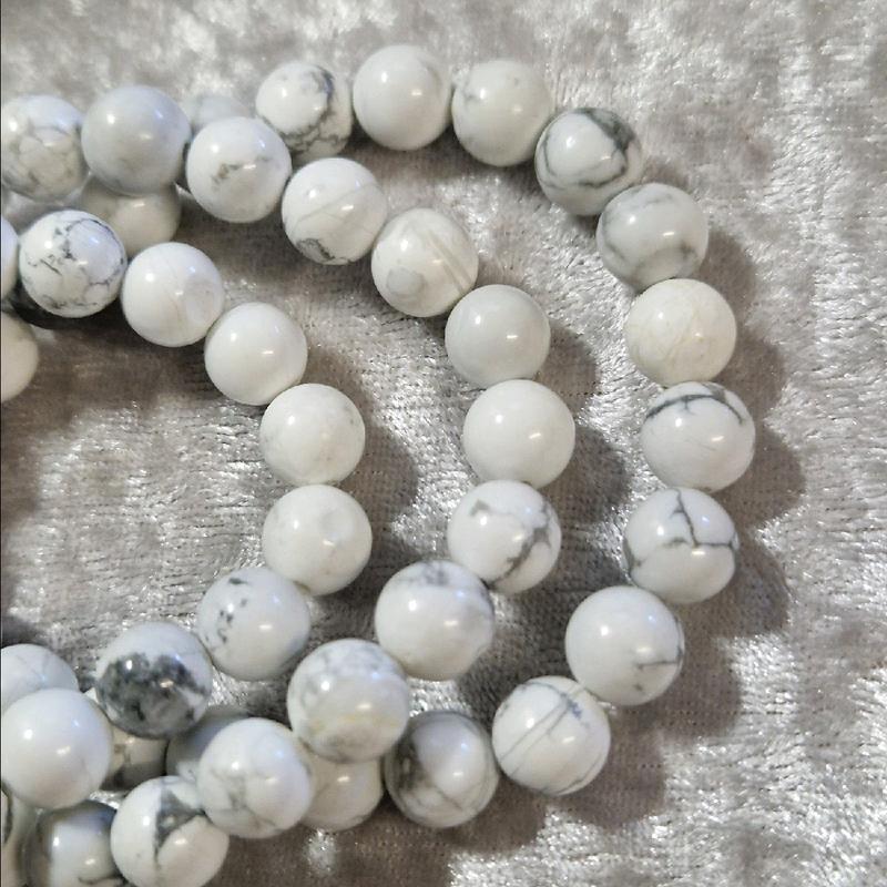 Howlite - Natural Crystal Chakra Bracelet for Balancing & Alignment 2