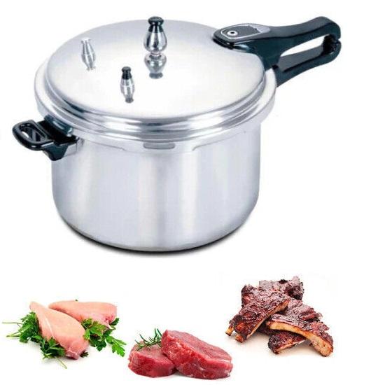 NEW AMA CASA 9L ALUMINIUM PRESSURE COOKER WITH LOCKING HANDLE & STEAM VENT 1