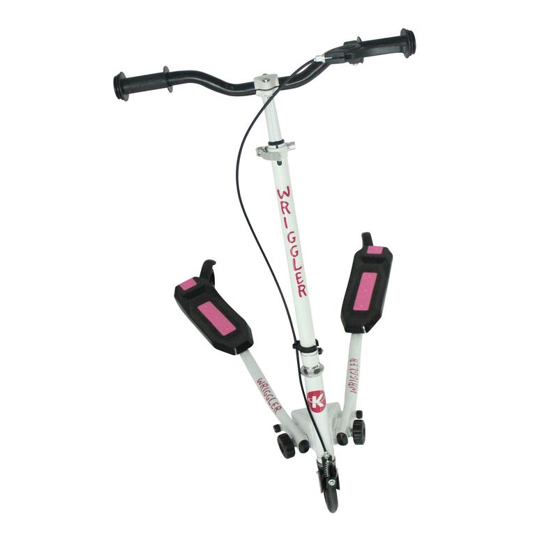Kidzmotion Wriggler Three Wheel Swing Scooter Drifter for Ages 5-9 (Pink) 3
