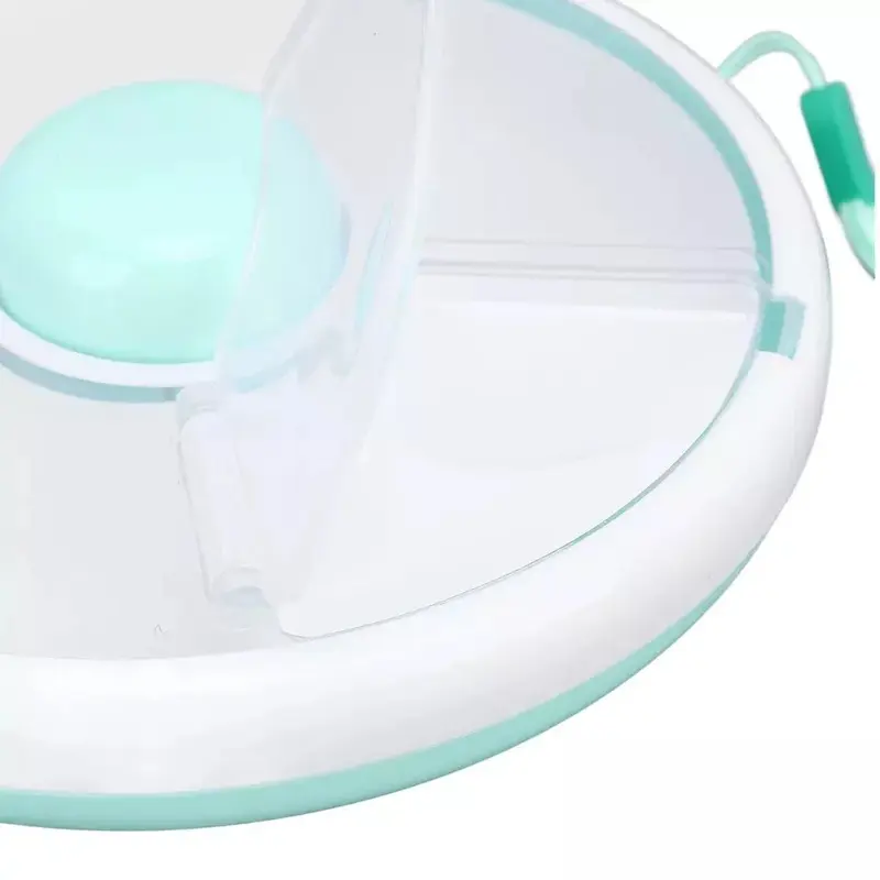 Rotating Snack Container Kids Snack Spinner Storage Boxes Organizer with Lid 2