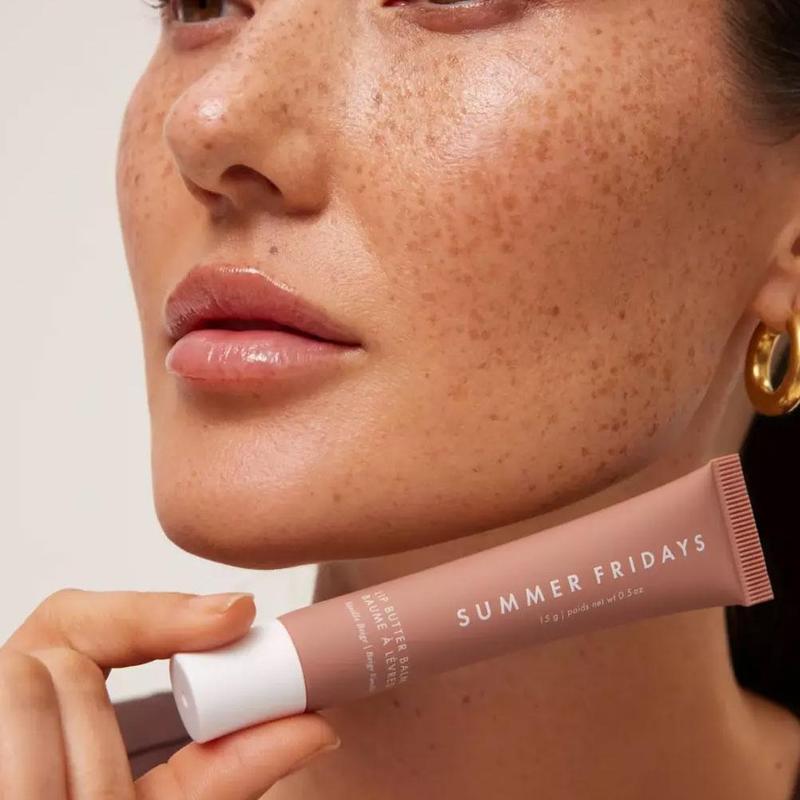 Product Introduction of Summer Fridays Vanilla Beige Lip Balm Mini Lip Gloss Set Moisturizing Transparent Smooth Soft Tube Mirror Lipstick Makeup Set Moisturizer Cosmetic 14
