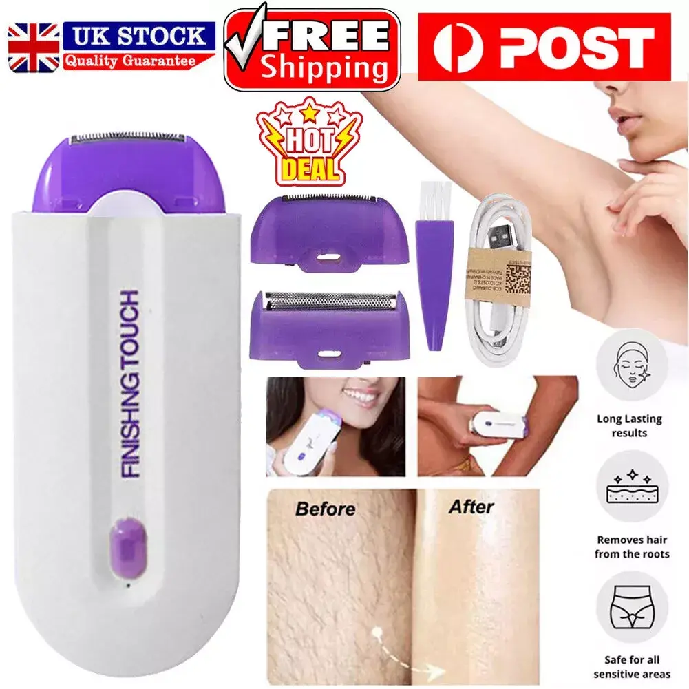 Finishing Touch Free YES Hair Remover with Laser Sensor Light Safely Shaver UK