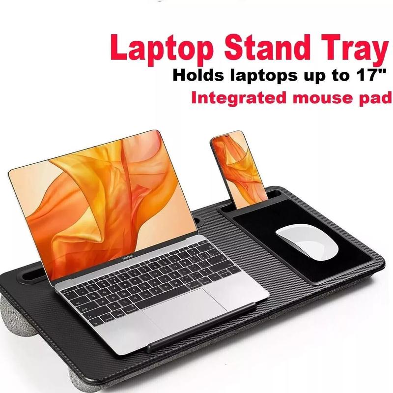 Product Introduction of Portable Lap Desk Computer Table Stand Laptop Notebook Sofa Bed Tray Phone Slot Multifunctional FloorBed Table and Lap Tray 2