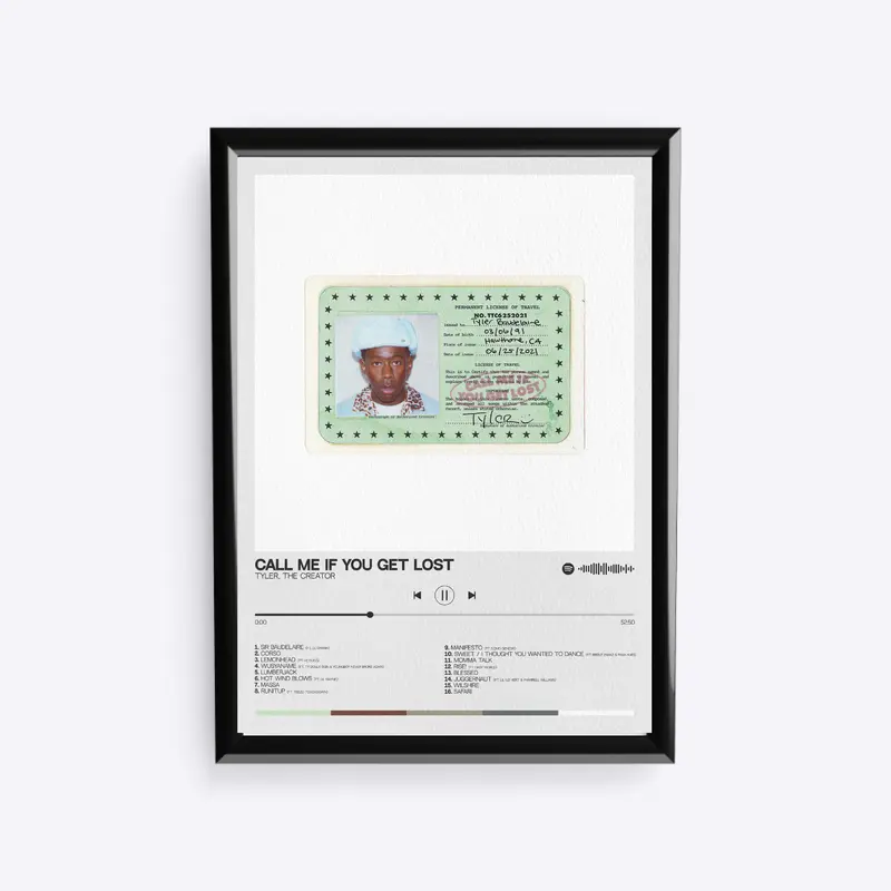 Tyler, the Creator wall art album PRINTS ONLY NO FRAMES Chromakopia, cherry bomb, call me if you get lost, flower boy, IGOR, wolf, goblin, Poster 5