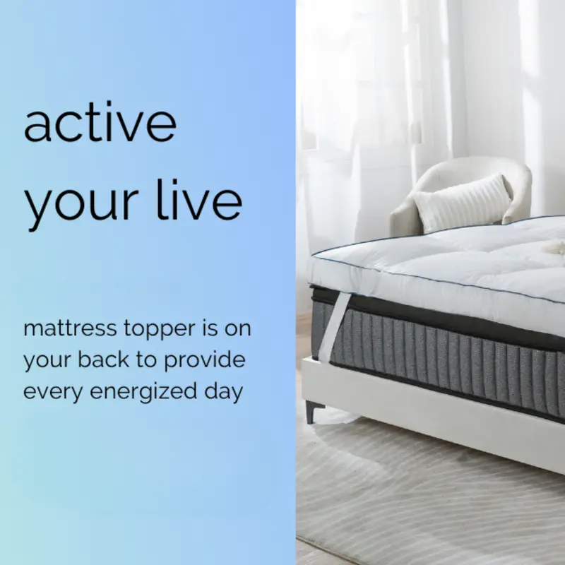 Extra Plush Topper - Hotel Grade Sleep Support Super Soft & Fluffy Mattress Topper - Mattress Topper, Bed Topper. 7