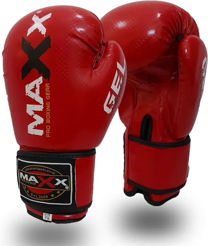Maxx Boxing Gloves for Punch Bag Training, MMA, Muay Thai, Kickboxing, Fight Sparring, and Gym Use – Premium Quality, Durable, and Comfortable Design for Professional Athletes, Trainers, and Fitness Enthusiasts, Ideal for All Skill 1