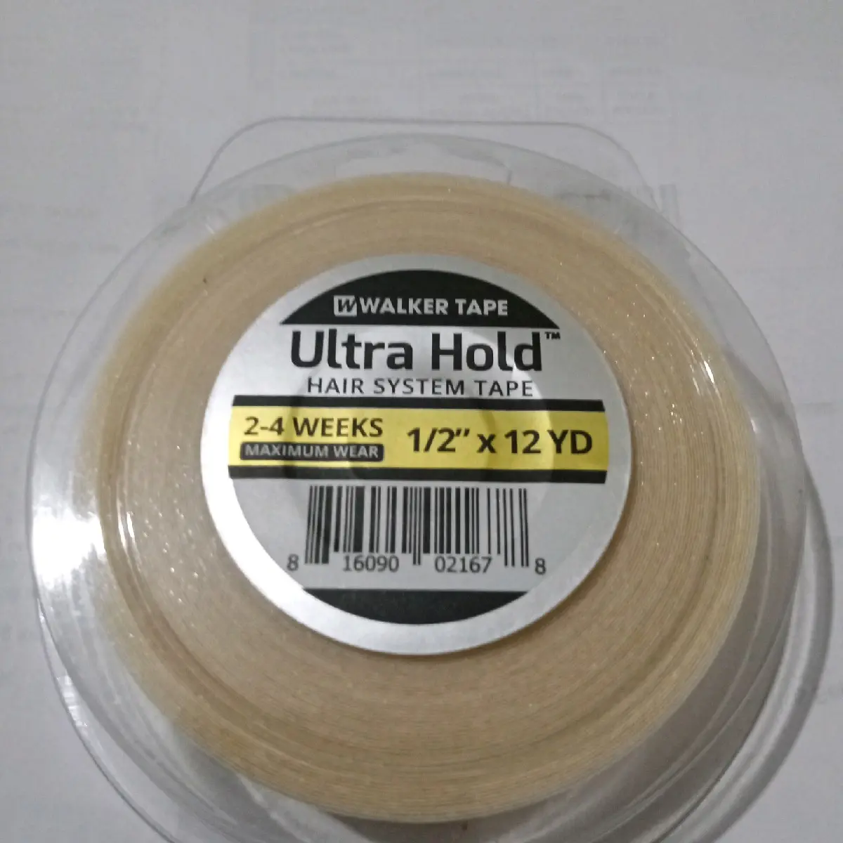 Walker Ultra Hold Double Sided Hair System Tape Roll - 1/2" x 12 YD