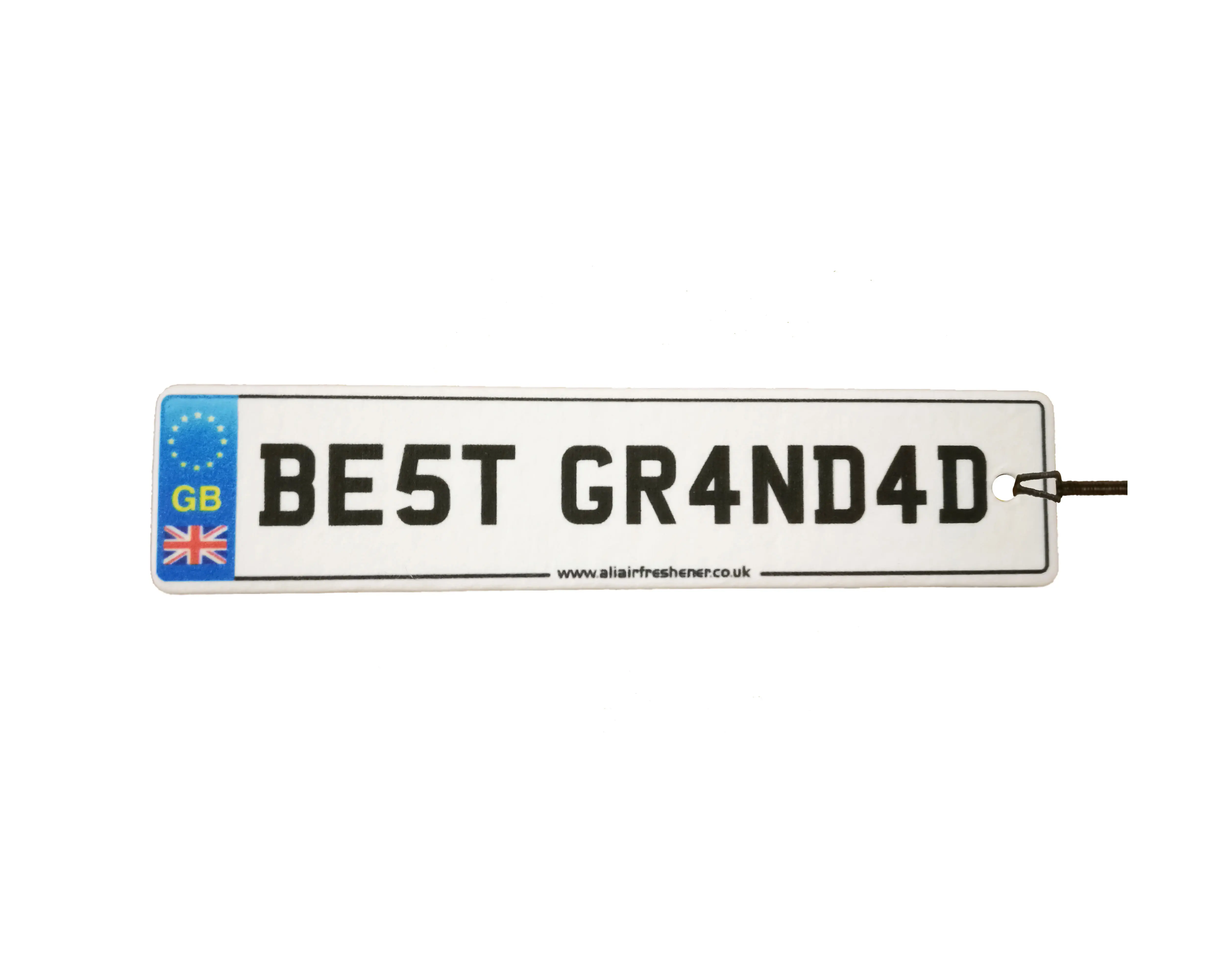 Best Grandad Number Plate Car Air Freshener