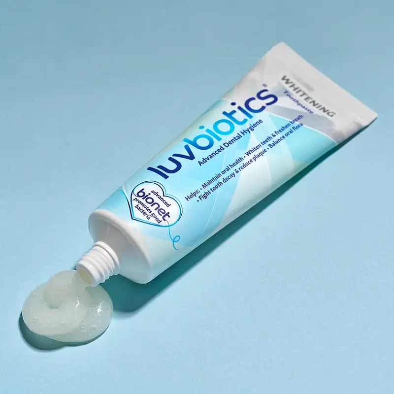 Luv Biotics Whitening Toothpaste with Oral Probiotics, Xylitol, & Aloe Vera – 75ml 1