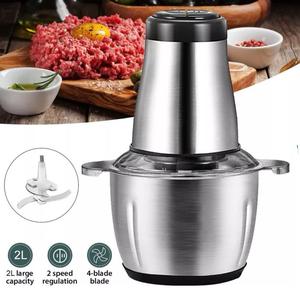 Electric Meat Grinder Mincer Mixer - 2L Capacity - Blender for Home - Meat, Fruit, Vegetable Mixer hand