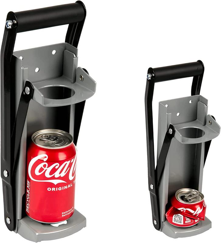 16oz Can Crusher, Recycling Tool Bottle Opener Heavy Duty Large Metal Wall Mounted Soda Beer Smashe opener Kitchenware can crusher 2