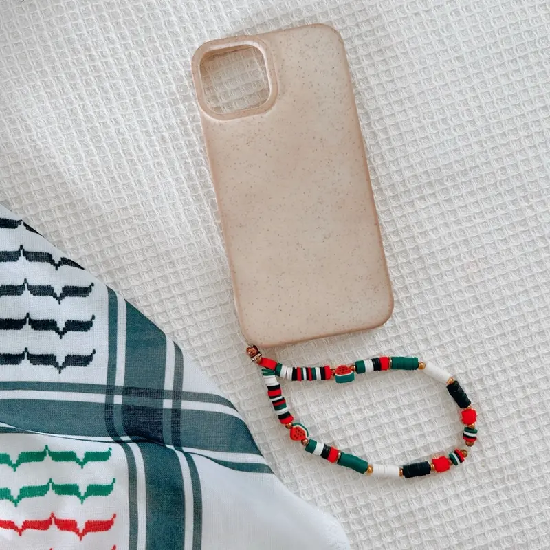 Watermelon claybeads handmade phone charm  Accessories Smartphone Palestine phone charm 1