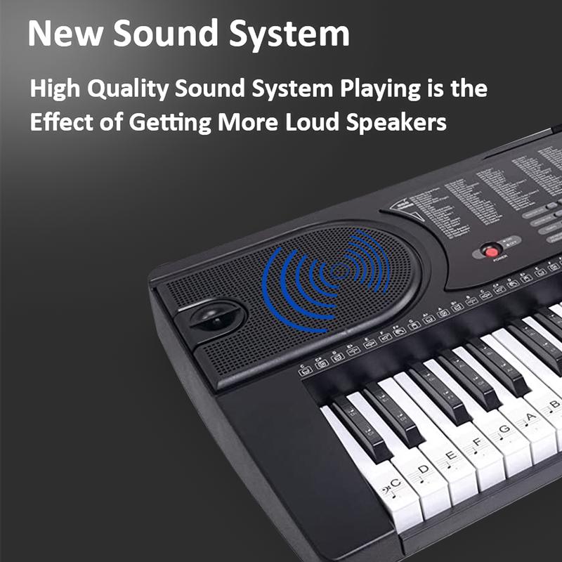 Crystals 61 Keys Electronic Teaching Keyboard Digital Music Piano Instrument with Microphone 3
