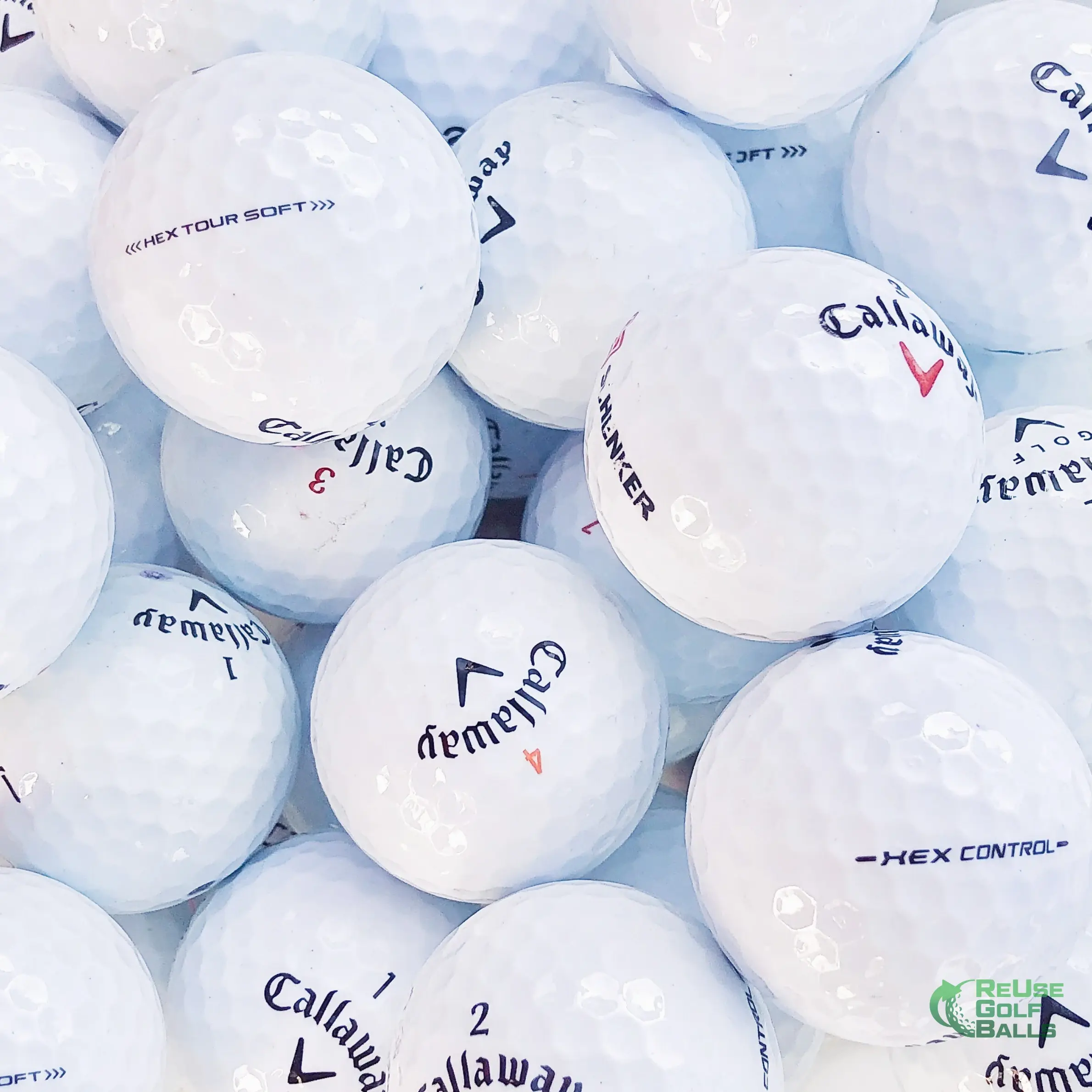 Callaway Mix Golf Balls - 24/48/100 Pack Mint/Grade A High Quality Best Bulk Buy Lake Golf Balls - Free Shipping