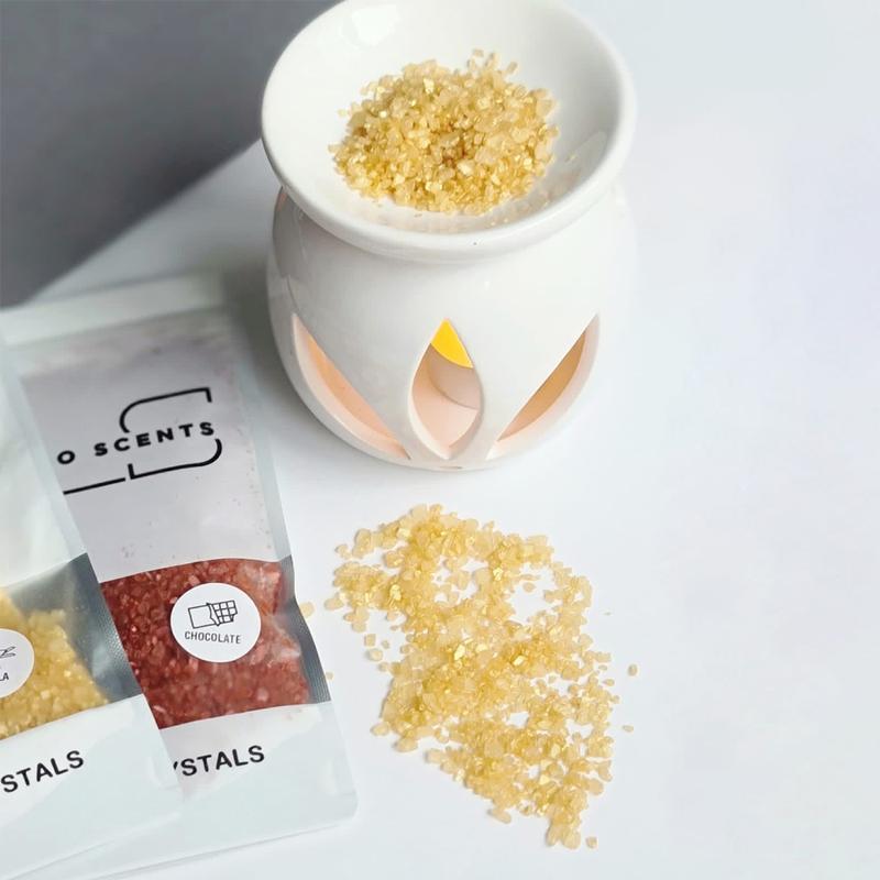 Product Introduction of Simmering Granules Crystals Highly Scented Sizzlers for LOW HEAT wax burners Fragrance Candle Perfume Aroma Freshener 4