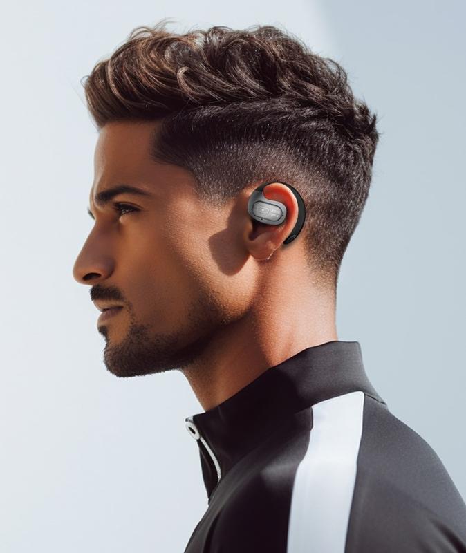 TF-T07 Stealth True Wireless Earbuds – Black | Precision Sound, 25H Battery, Bluetooth 5.4, Type-C Charging 2