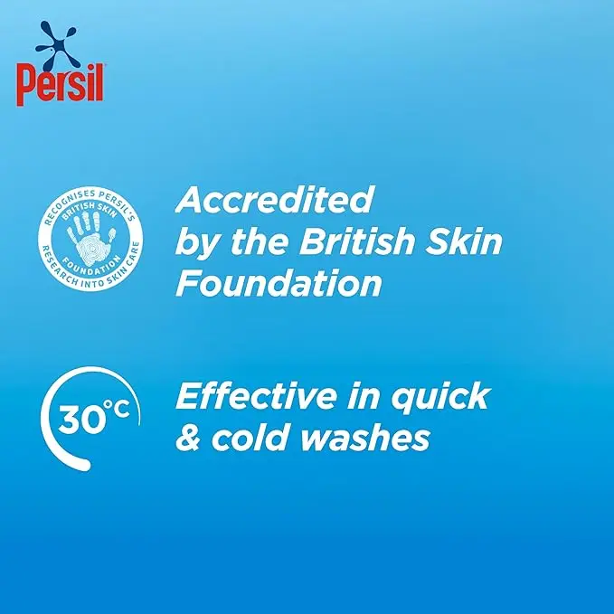 Persil Non Bio 3 in 1 Washing Capsules laundry capsules gentle next to sensitive skin for outstanding stain removal in quick & cold washes 60 washes 4
