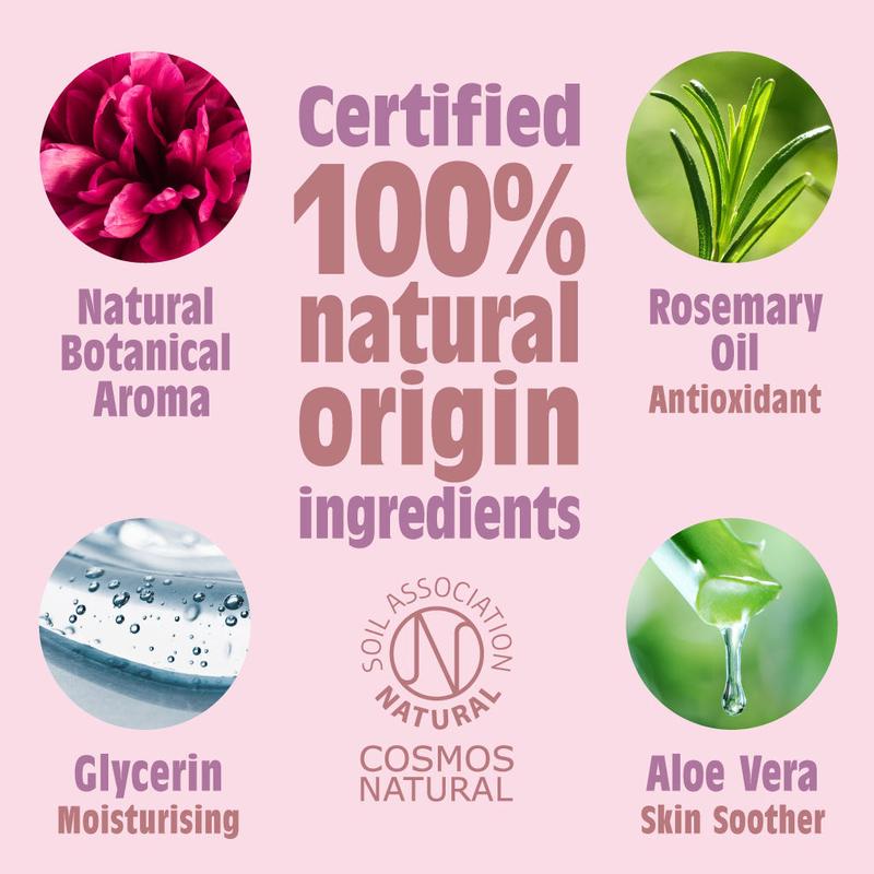 Peony Blossom Natural Refillable Roll-On Deodorant 2