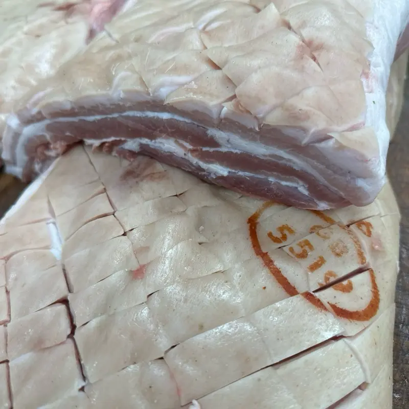 British Pork Belly 1kg - Sliced or in Pieces - Order Notes Required - Food