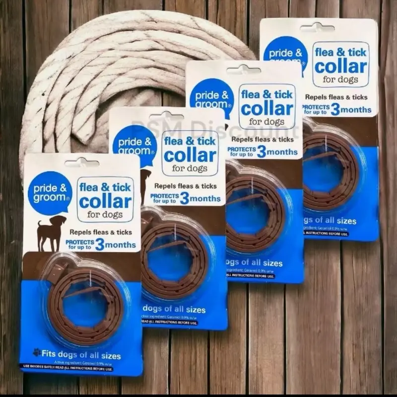 Pride & Groom Flea & Tick Collar - 3 Months Protection - Buy 3 Get 1 Free 5