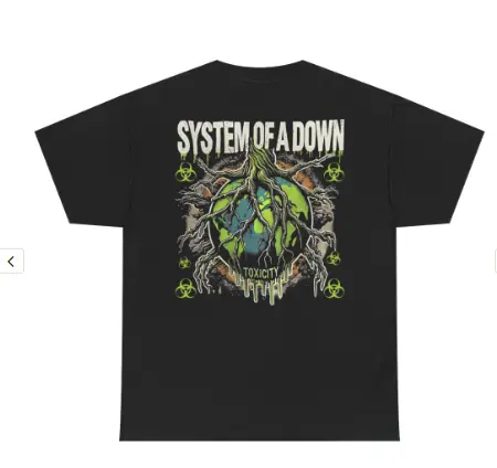 System of a Down  T-shirt, Sweatshirt, Hoodie - Toxicity - System of a Down Merch - Unisex Metal Hoodie - Gift for Metal Lovers - Premium Music Apparel 1