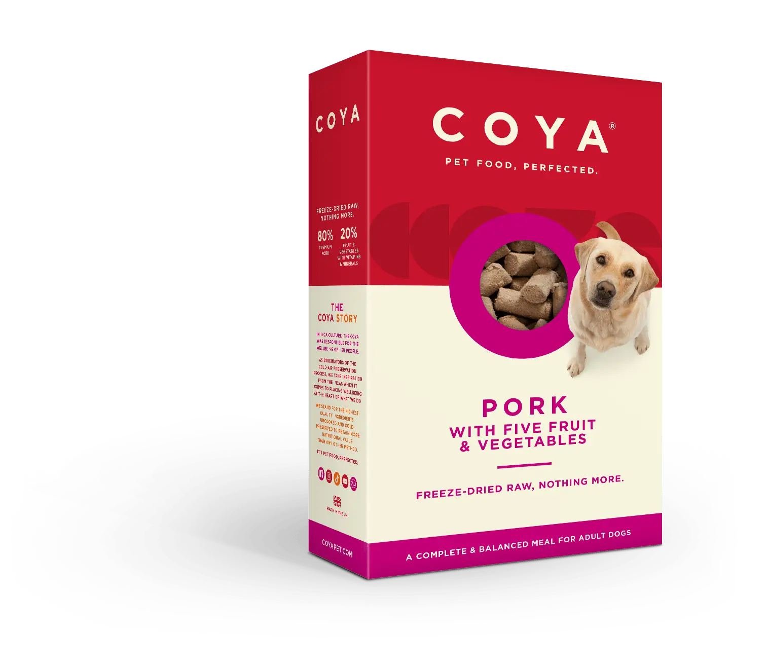 COYA Pork Freeze-Dried Raw Main Meal 150g
