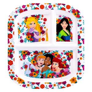 Disney Princess 3 Section Childrens Divided Breakfast Lunch Dinner Plate