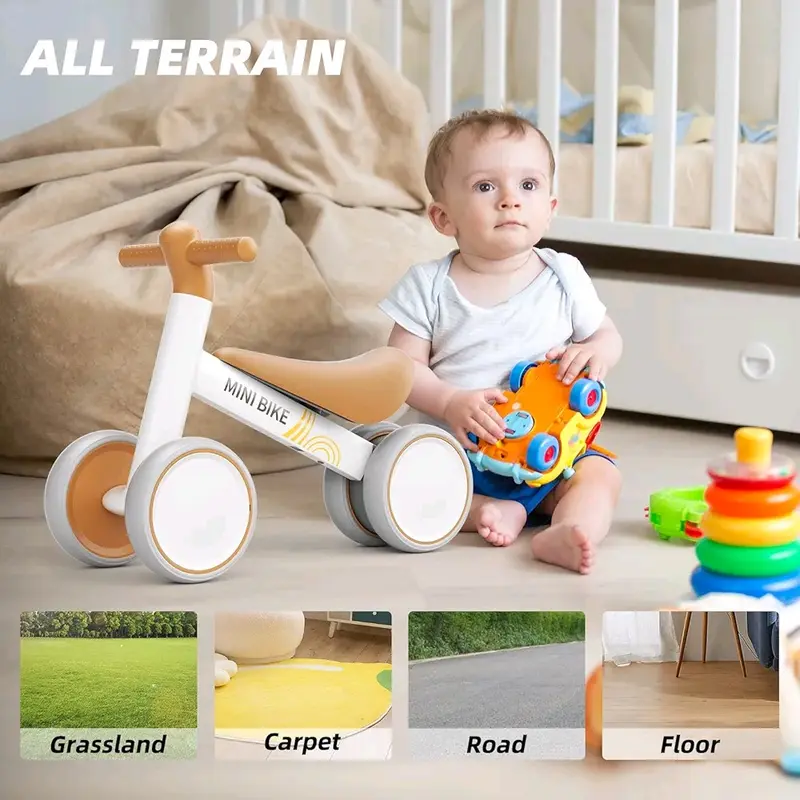 KORIMEFA Baby Balance Bike for 10-24 Months - Ride On Toys for Girls and Boys - 1st Birthday Gift - No Pedals 0