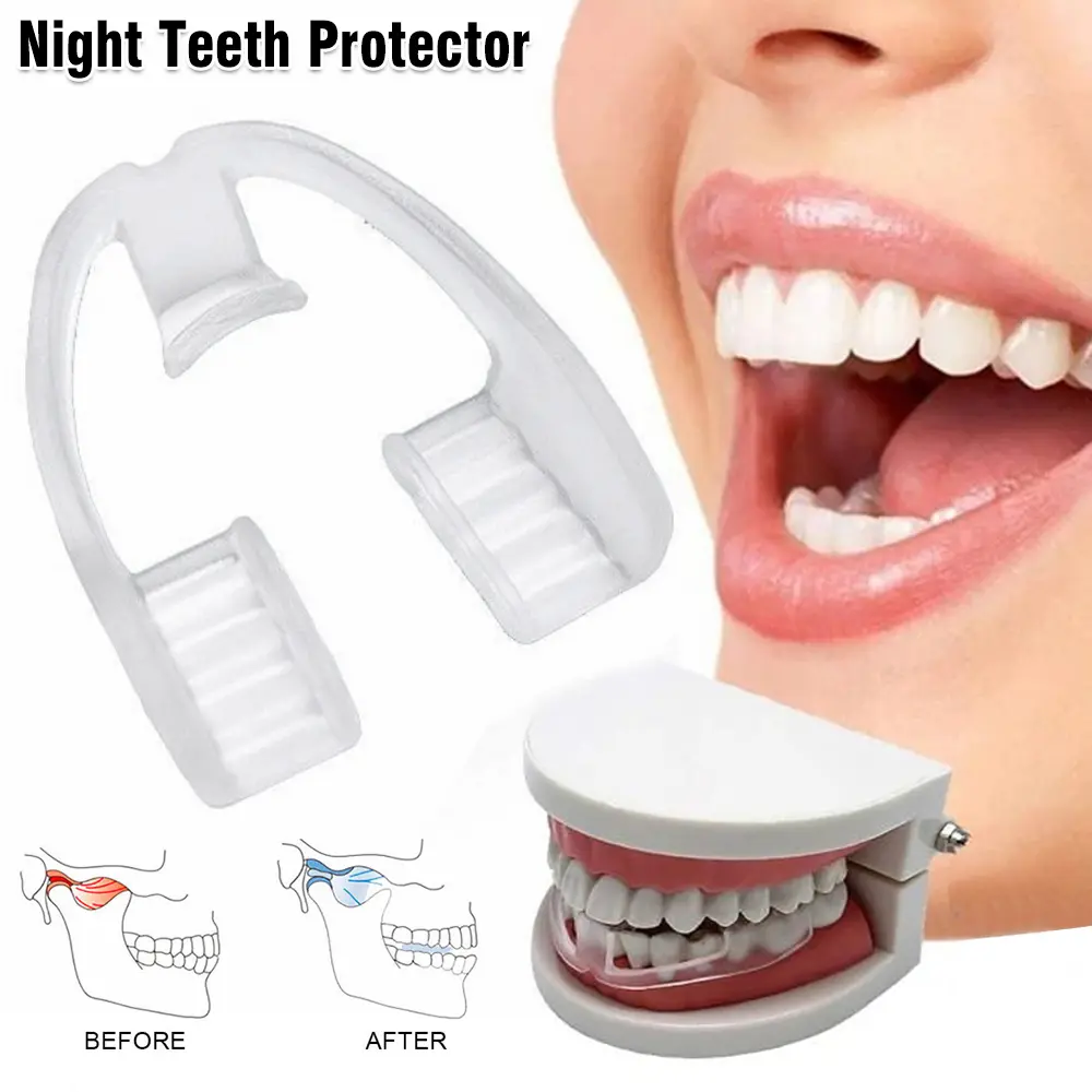 1PC Sleeping Grinding Protector Teeth Night Guard Bruxism Dental Mouth Guard Useful