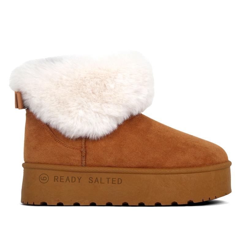 Women's snow boots Outdoor fashion ankle boots Winter warm walking shoes for girls 2