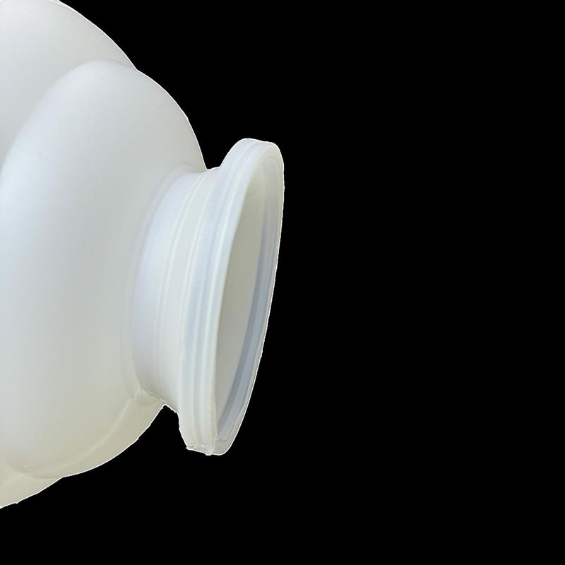White Plastic Short Nose Lota / Watering Can / Bathroom Wash Jug - With Integrated Handle 4