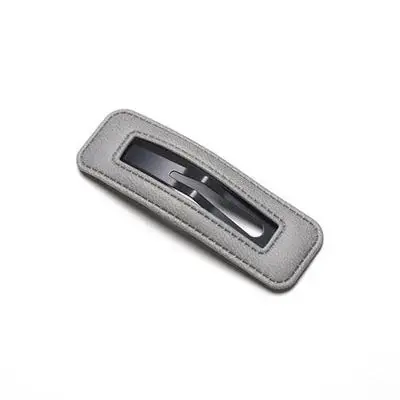 Vegan Leather Clip Grey