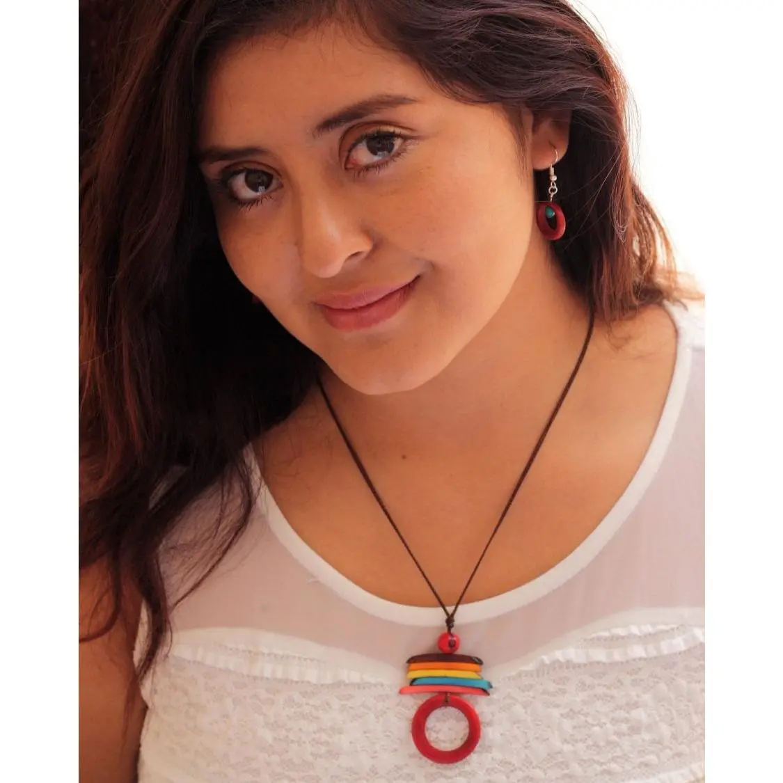 LUNA — Handmade Tagua Pendant Necklace