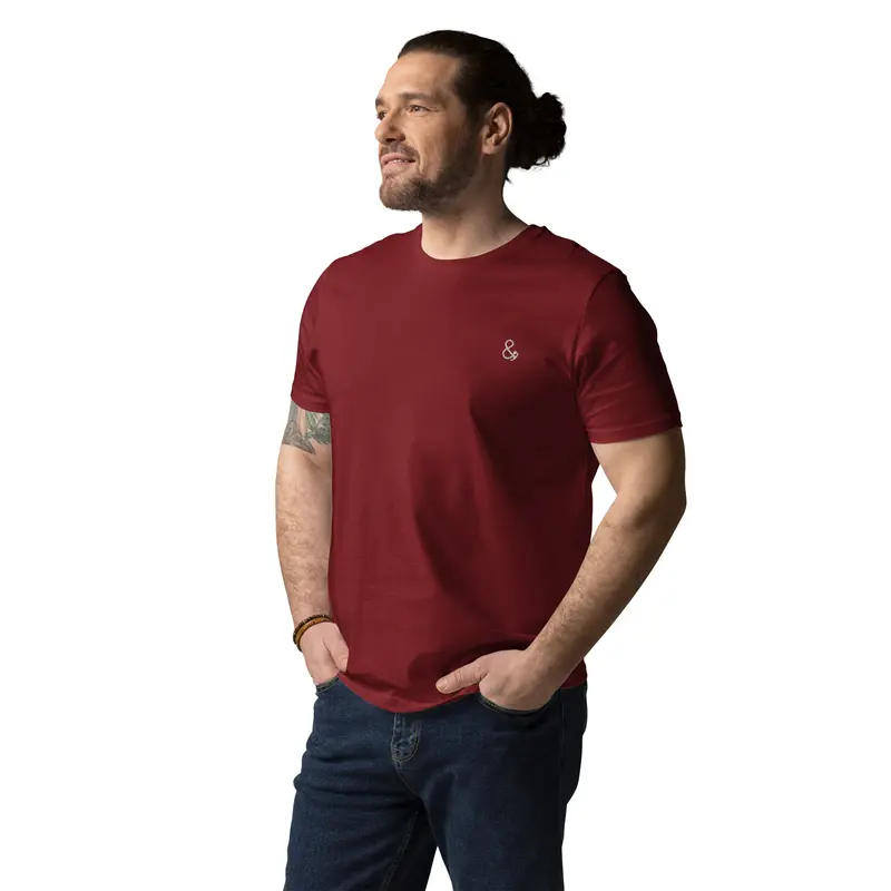 ANCHOR & CREW Ampersand Signature Organic Cotton Embroidered T-Shirt 5