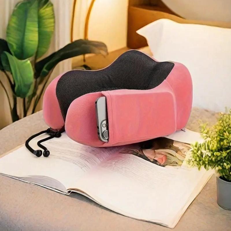 1pcCute U-shaped Pillow Airplane Travel Neck Pillow Office Nap Pillow Cervical Pillow Neck Protector Neck Protector Creative Gift U-shaped Pillow 8