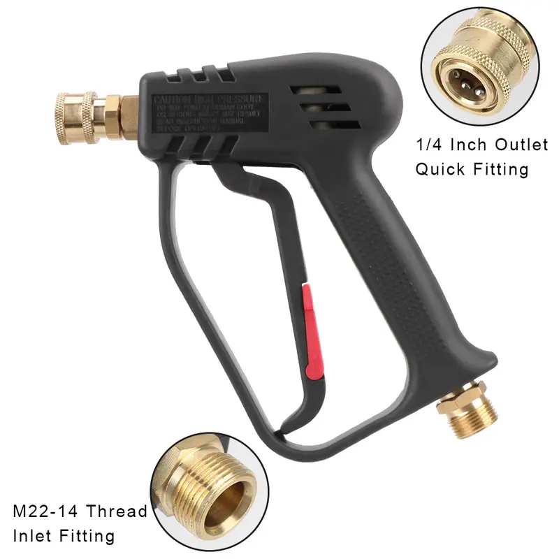 For Karcher/Nilfisk for Car Cleaning with 5 Quick Connect Cleaning Water Gun High Pressure Color Nozzle Kit 4000PSI 3